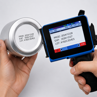 Nouvelle mini imprimante à jet d'encre manuelle portable 600 DPI pour le codage multi-matériaux sur métal, plastique, bois, verre, cuir
