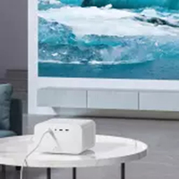 Proyector Original Xiaomi Mijia 2 Smart Laser TV 1300 ANSI 1080P Home Theater Compatible con Proyección Lateral Proyector LED