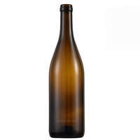Usine En Gros Bordeaux Bourgogne Champagne Bouteilles En Verre De Vin Rouge 500ml 750ml Bouteille De Vin En Verre Scellé En Liège Vert Foncé