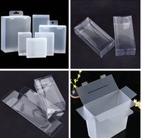 Boîte cadeau transparente en PVC, livraison gratuite, boîte transparente pour animaux de compagnie, emballage en plastique transparent
