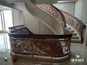 <span class=keywords><strong>Taka</strong></span> lusso intagliato in alluminio/ottone balaustra e corrimano per le scale - Product Image 6