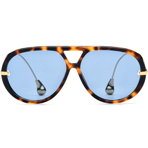 Lunettes de <span class=keywords><strong>soleil</strong></span> polarisées en acétate Borregls pour hommes, nouvelle collection 2026, de marque, haute qualité, pour femmes, style rétro pilote, protection UV400, modèle 11273 - Product Image 4
