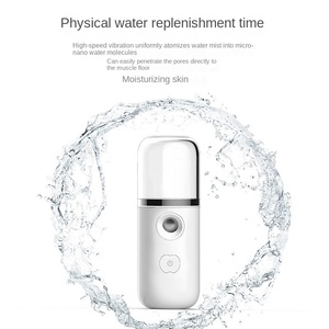 Mini pulverizador de niebla Nano con carga USB, Humidificador hidratante de niebla Facial de mano con llave de Apple, Humidificador doméstico personalizable - Product Image 3