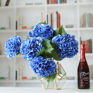 Flor de cabeza grande de hortensia de látex de tacto Real artificial de alta calidad al <span class=keywords><strong>por</strong></span> mayor para decoración de bodas - Product Image 5