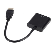 Adaptador HDMI a VGA de Alta Calidad y Precio Económico, 1080P, Macho a Hembra, Cable de Audio y Video HDMI