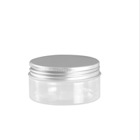 Op voorraad: Transparante plastic potjes 30g 50g 80g 100g 120g 150g 200g met brede opening, PET verpakking, met schroefdeksels voor thee