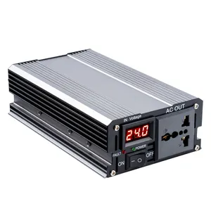 批发500W 600W 700W逆变器1200w改进型正弦波功率逆变器DC 12V 24V 48V 60v至交流110V 120V 220V 230V