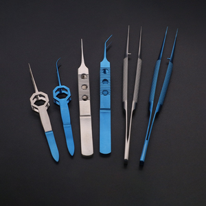 Pinzas de Iris Finas, Instrumentos Microquirúrgicos Oftálmicos para Cirugía de <span class=keywords><strong>Cataratas</strong></span>, Pinzas de Iris Médicas Rectas/Curvas - Product Image 1