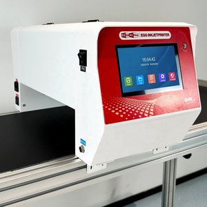 Machine à jet d'encre TIJ en ligne Imprimante à plat facile à utiliser pour les œufs de texte en plastique pour l'usine - Product Image 1