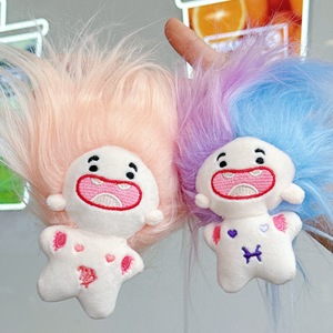 ตุ๊กตาผ้าพลัฌนุ่ม 12 สี ขนาด 15 ซม. สวมใส่ได้และเปลี่ยนเป็นของเล่นตุ๊กตาสำหรับเด็กผู้หญิง พวงกุญแจการ์ตูนน่ารัก - Product Image 3