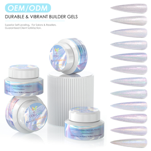 Gel Constructor de Uñas Vendeeni No Burn Glitter, 12 Colores, 20G, TPOHEMA <span class=keywords><strong>FEEE</strong></span> OEM, Gel Constructor de Uñas Brillante Biab para Proveedores de Uñas - Product Image 6