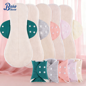 Toalla Menstrual de Tela de Algodón Puro, Elegante, Suave y Amigable con la Piel, Lavable, 12x30cm, para Mujeres - Product Image 1