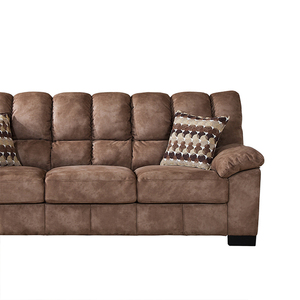 Home Furniture Set Three Seat Velvet Fabric Wood Legs <b>Living</b> <b>Room</b> <b>Sofa</b> Decoration Furniture OEM ODM Manufacture - Product Image 3
