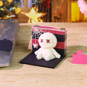 Manualidades de Papel 3D, Escultura de Monstruo Adorable, Estilo Halloween, Arte en Papel en Capas, Decoración de Escritorio, Juguete de Papel para Desgarrar a Mano, Cubo de Notas - Product Image 3