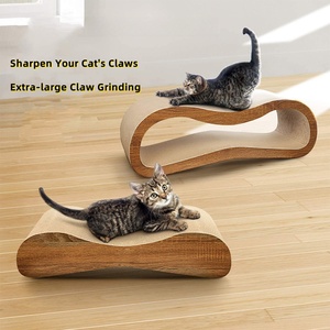 USMILEPET tempat tidur kucing, pelindung furnitur papan gores kucing 2 in 1 untuk kucing dalam ruangan - Product Image 4