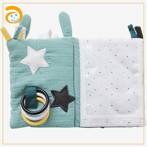 <span class=keywords><strong>Libro</strong></span> de Tela Interactivo Personalizado para Educación Temprana, Resistente al <span class=keywords><strong>Agua</strong></span>, Juguetes para Bebés, Libros de Tela Suaves para Niños - Product Image 3