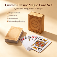 Tour de magie classique : Prédiction de cartes, accessoire de scène pour tours de cartes en papier, jouet pour débutants, idéal pour les magiciens