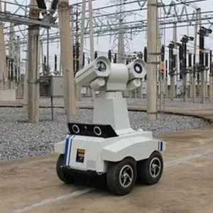 Robot de <span class=keywords><strong>patrouille</strong></span> de sécurité intelligent à quatre roues motrices avec surveillance panoramique et alerte précoce pour une utilisation en extérieur - Product Image 6