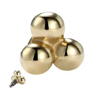 Giometal 14K Trinit Bead Top oro sólido Piercing para el cuerpo joyería China venta al por mayor internamente Labret