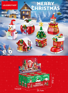 2024 Christmas Rotating Music Box Building <strong>Blocks</strong> New Year's DIY Assembly Toy for Boys Girls Student Activity Gift Sets4 - Product Image 6