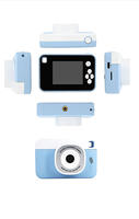 Kamera Digital Anak Terbaik 1080P AF Macro 2.4" IPS Termasuk Tripod Anti-Goyang Filter Timer Tipe-C