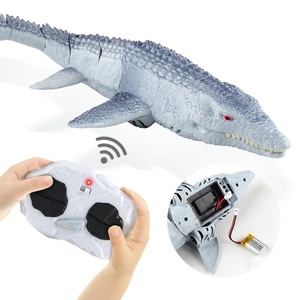 <span class=keywords><strong>Juguete</strong></span> de Mosasaurio Nadador a Control Remoto 2.4G con Cola Móvil, Criatura Marina de Control Remoto, Juego Acuático de Verano, Modelo Animal Realista - Product Image 1