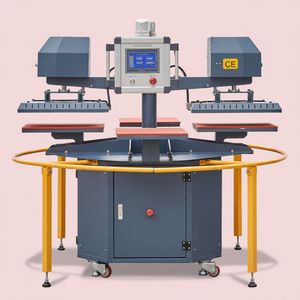 Presse à chaud avancée pour t-shirts avec 4 stations, sublimation et DTF pour impression rapide <span class=keywords><strong>grand</strong></span> <span class=keywords><strong>format</strong></span> 40*60cm - Product Image 5