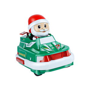 2,4 Ghz Santa Claus Rc Navidad parachoques coche Control remoto eyector catapulta vehículos Navidad parachoques choque coche con música ligera - Product Image 6