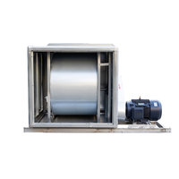 Ventilateur centrifuge de protection incendie à haut débit d'air et haute pression, 380V, pales en acier galvanisé, souffleur commercial autoportant, moteur AC