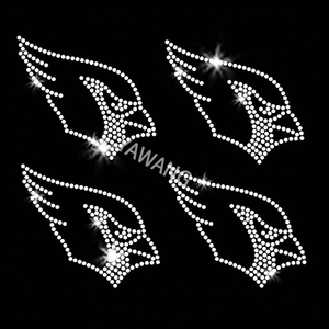 Offre Spéciale Football Cardinals Team Strass Transfert Conception Personnalisé Cardinals Strass Cheer Transferts De Chaleur pour DIY Chemise - Product Image 6