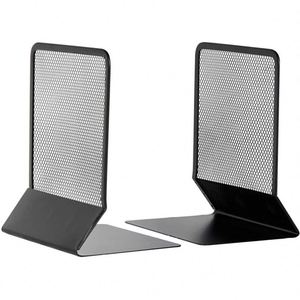Organisateur de bureau en maille métallique, support de livres, étagère à livres, serre-livres, support de téléphone, serre-livres uniques, support de lecture - Product Image 2