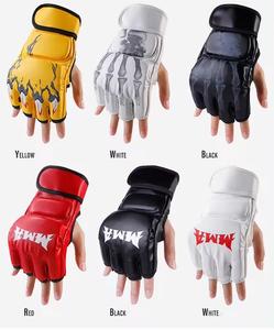 Entraînement sanda pour enfants adultes MMA Muay Thai boxe combat sac de boxe hommes et <span class=keywords><strong>femmes</strong></span> gants de boxe demi-doigt - Product Image 2