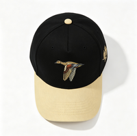 Gorra de Béisbol Bordada Personalizada de Dos Tonos, Visera Curva Ajustable, 6 Paneles, Unisex, para Caza al Aire Libre, Casual