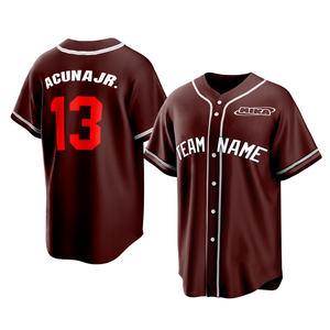 Kaus Baseball jahitan baru 2025 kaus Baseball pabrik pakaian bisbol kustom dengan logo tim - Product Image 5