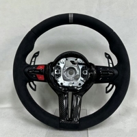 Volant en fibre de carbone véritable style M3 LCI pour BMW F30 F32 F10 M4 M5 M6 X5M X6M F11 F18 F02 F03 F91 X3 X4 - Vente en gros