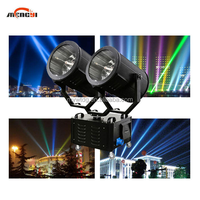 MengYi - Focos LED para Exteriores de 3KW, 4KW y 5KW, Tres Cabezas, DMX512, Resistentes al Agua, 8000K RGB