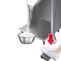 Machine de remplissage quantitative électrique commerciale à trois têtes pour sachets de grande taille, épices, céréales, assaisonnements, aliments pour animaux, poudres et noix