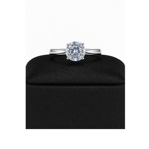 Anillo de diamante personalizado de 1 quilate con certificado IGI de oro de 18 quilates - Product Image 1