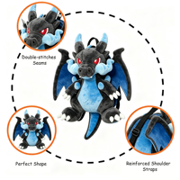 Sac à dos en peluche personnalisé Dragon Anime, jouet de collection pour enfants, idéal pour les boutiques de détail