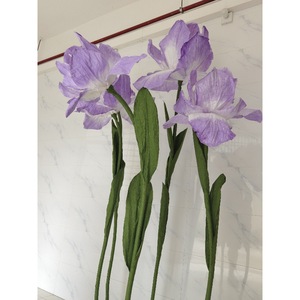 Gros Artificiel Fait Main Grand Stand Bouquet <span class=keywords><strong>Iris</strong></span> Géant Fleur pour la Décoration de Fête - Product Image 5