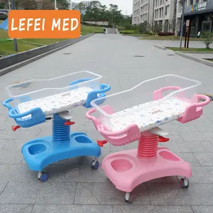 LF3601 ABS hospital baby cot Luxury baby bed hospital With Mattress