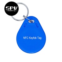 Haute sécurité MIFARE Ultralight C contrôle d'accès ABS RFID ID porte-clés étiquette