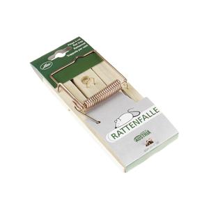Trampa para ratas con mecanismo de resorte de madera para control de plagas, fabricada en Austria - Product Image 1