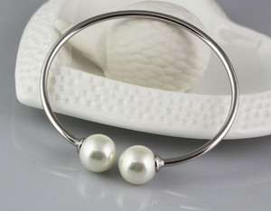 Braccialetto aperto di perle d'argento all'ingrosso della fabbrica <span class=keywords><strong>per</strong></span> le donne bracciale di perle di <span class=keywords><strong>san</strong></span> <span class=keywords><strong>valentino</strong></span> presente bracciale popolare di alta qualità - Product Image 6