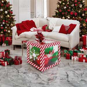 Festa puntini nuovo arrivo X'MAS Elf arrivo Kit Box festa vigilia Candy stripe palloncino regalo decorazione festiva - Product Image 5