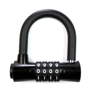 Candado para Bicicleta Portátil Antirrobo con Logotipo Personalizado, 12 cm, Combinación <span class=keywords><strong>de</strong></span> 4 Dígitos, Super Mini Candado en U para Bicicleta - Product Image 2