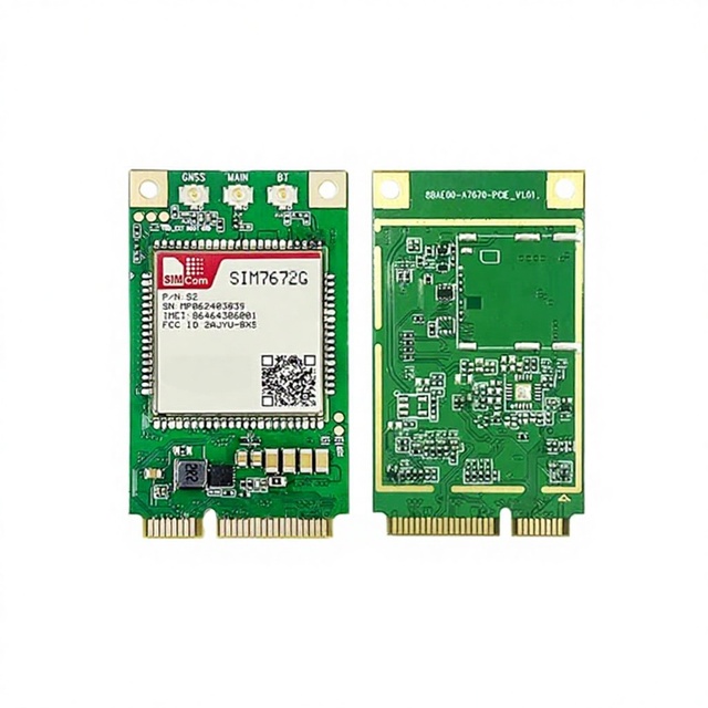 New Original SIMCOM LTE Cat 1bis 4G Wireless Communication Module SIM7672G-MNGV PCI-E Interface 2.4GHz Frequency 128MB Memory