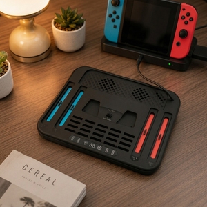 Dobe <span class=keywords><strong>SWITCH</strong></span> 2 CHARGING Dock Accessories, แท่นชาร์จไฟ RGB ไลท์คอนโทรลเลอร์ชาร์จสำหรับ Nintendo Switch2 Joyon อุปกรณ์เสริมเกม - Product Image 2