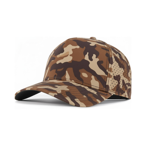 Gorras de Golf Estructuradas de 5 Paneles con Perforaciones Cortadas a Láser, Personalizadas, Curvas, de Camuflaje, Impermeables, para Caza, OEM ODM - Product Image 4