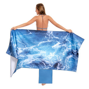 Copri-sedia <span class=keywords><strong>da</strong></span> spiaggia portatile con tasche laterali, design slip-on per sedie a sdraio <span class=keywords><strong>da</strong></span> <span class=keywords><strong>esterno</strong></span>, accessorio <span class=keywords><strong>da</strong></span> spiaggia morbido e assorbente - Product Image 3